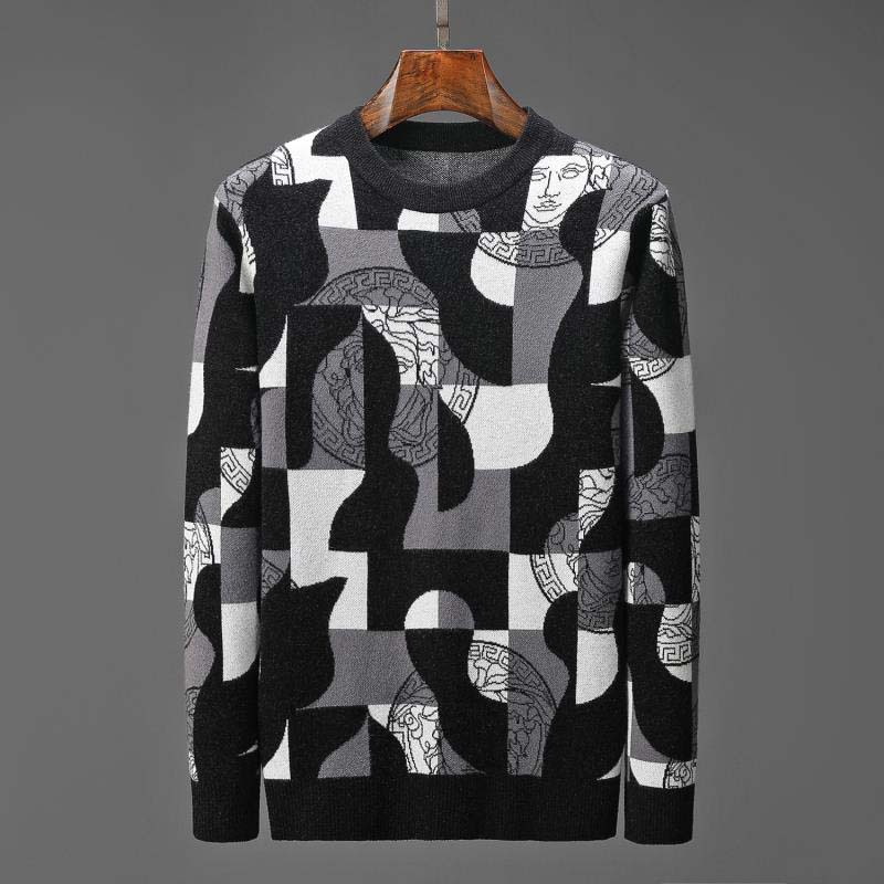 fashion designer mens autumn sweaters classic horse pattern neck contrast pullovers men women british style casual sweater with stripe print, White;black
fashion designer mens autumn sweaters classic horse pattern neck contrast pullovers men women british style casual sweater with stripe print, White;black