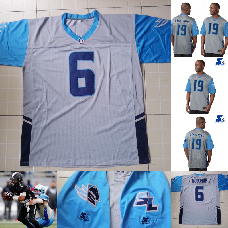 Mens Salt Lake Stallions Jersey 6 Josh Woodrum 8 Austin Allen 10 Matt Linehan 36 Joel Bouagnon 34 Terrell Newby 20 Terry Swanson Alliance of American Football Jerseys, Grey
Mens Salt Lake Stallions Jersey 6 Josh Woodrum 8 Austin Allen 10 Matt Linehan 36 Joel Bouagnon 34 Terrell Newby 20 Terry Swanson Alliance of American Football Jerseys, Grey