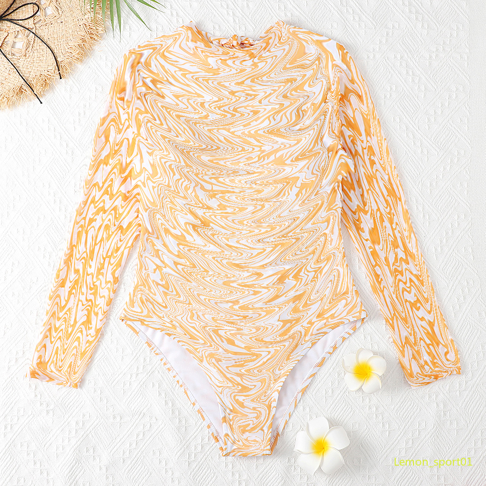 Lemon One Piece Mesh Long Sleeve Ladies Swimwear Designer Letter Print Women' Bikini Summer Swimsuit 06, Dust bag
Lemon One Piece Mesh Long Sleeve Ladies Swimwear Designer Letter Print Women' Bikini Summer Swimsuit 06, Dust bag