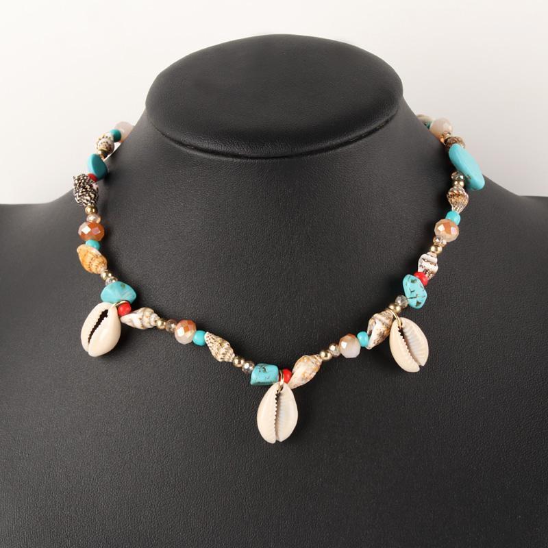 Women Jewelry Conch Seashell Necklace Handmade Summer Beach Shell Bohemian Collar Choker Bangle
Women Jewelry Conch Seashell Necklace Handmade Summer Beach Shell Bohemian Collar Choker Bangle