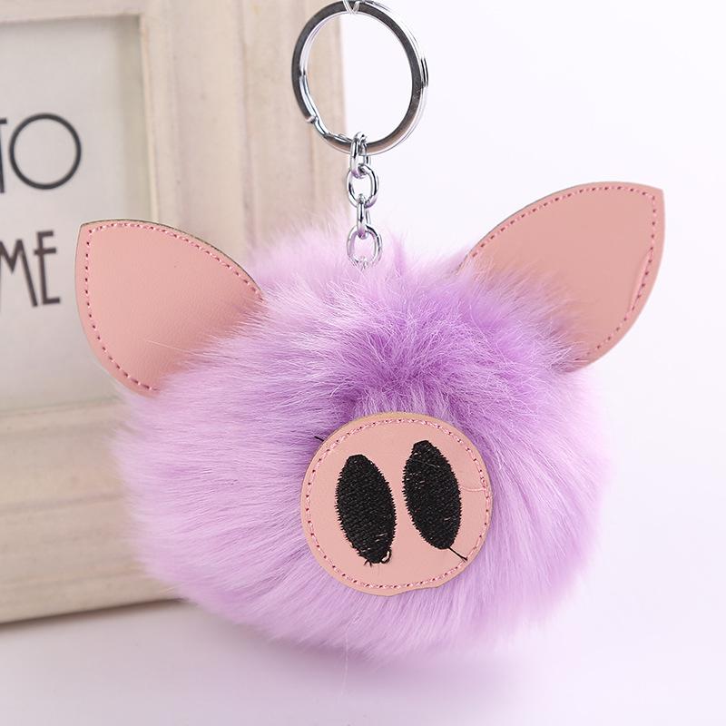 Keychains Arrival Fluffy Ear Keychain Pig Key Chain Fur Woman Bag Charms Keyring Car Pendant
Keychains Arrival Fluffy Ear Keychain Pig Key Chain Fur Woman Bag Charms Keyring Car Pendant