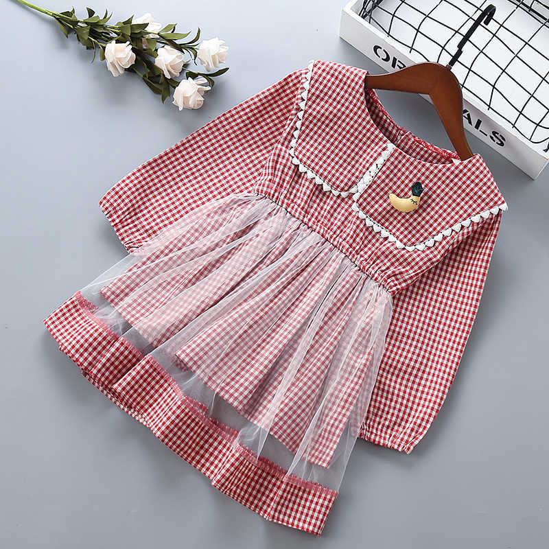 2-7 year High quality girl dress autumn mesh cotton plaid flower lace kid children clothing girls party princess 210615, Red
2-7 year High quality girl dress autumn mesh cotton plaid flower lace kid children clothing girls party princess 210615, Red