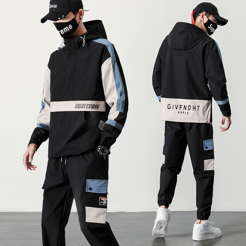 2021 Streetwear Training Set 2021-autumn New Men's Sweat Suit Shredded Hoodie Hip Hop All Male Fashion Joint Joggers E182, Blue
2021 Streetwear Training Set 2021-autumn New Men's Sweat Suit Shredded Hoodie Hip Hop All Male Fashion Joint Joggers E182, Blue