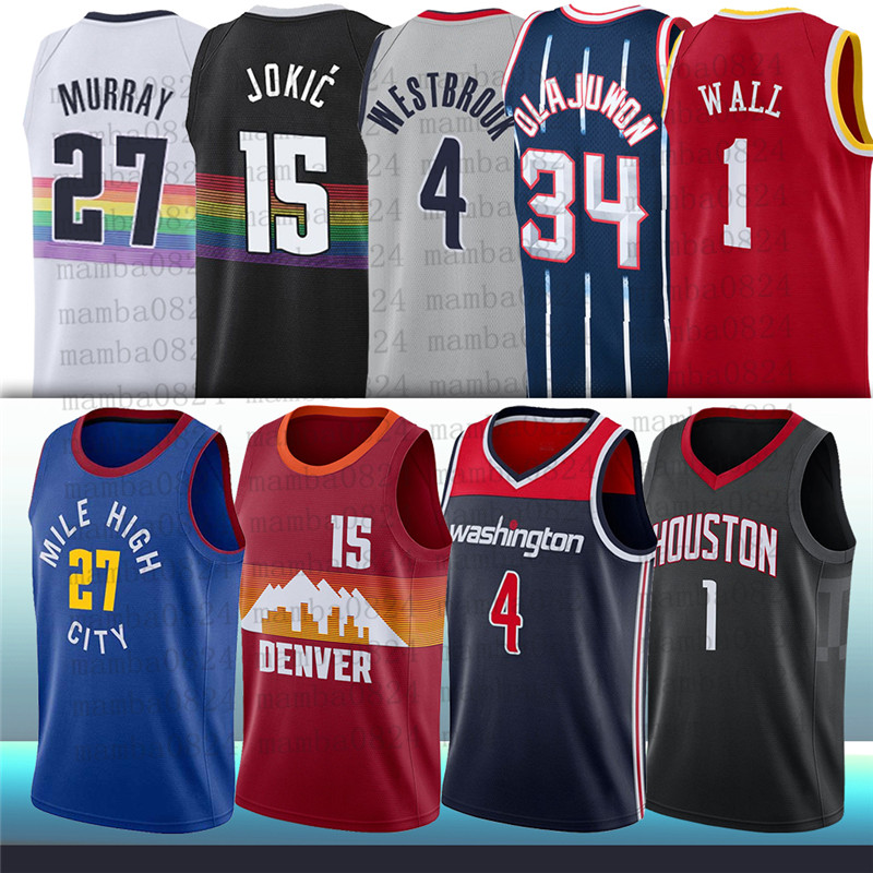 15 Nikola 27 Jamal Jokic Murray 1 John Russell Wall 4 Westbrook City Men Ncaa Basketball Jerseys, Men(jue jin)
15 Nikola 27 Jamal Jokic Murray 1 John Russell Wall 4 Westbrook City Men Ncaa Basketball Jerseys, Men(jue jin)