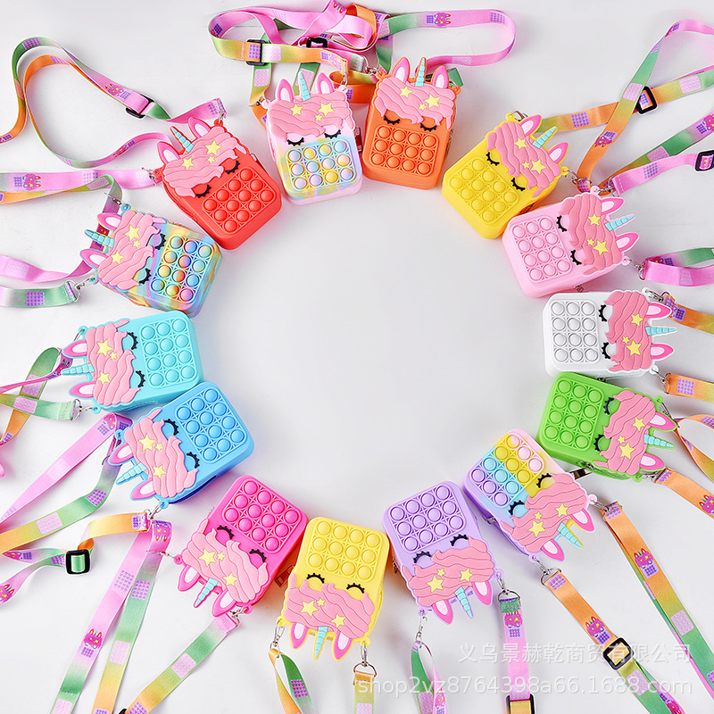 party favor Fidget Pops Sensory Bubble Shoulder Bag Finger Push Phone Pouch Case Change Coin Purse Decompression Unicorn Toys for Kids christmas Gifts, Pick colors and quantity
party favor Fidget Pops Sensory Bubble Shoulder Bag Finger Push Phone Pouch Case Change Coin Purse Decompression Unicorn Toys for Kids christmas Gifts, Pick colors and quantity