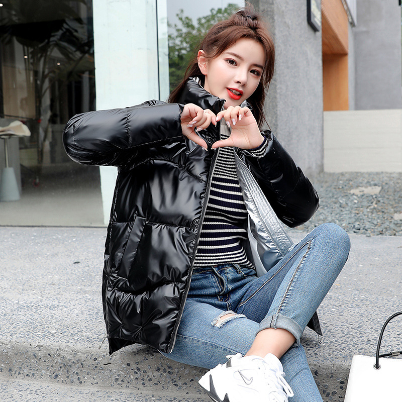 2021 Fashion Short Glossy Parkas Women Winter Jacket Coat Warm Stand Collar Solid Soft Cotton Padded Jackets Female New 1bly, Black
2021 Fashion Short Glossy Parkas Women Winter Jacket Coat Warm Stand Collar Solid Soft Cotton Padded Jackets Female New 1bly, Black