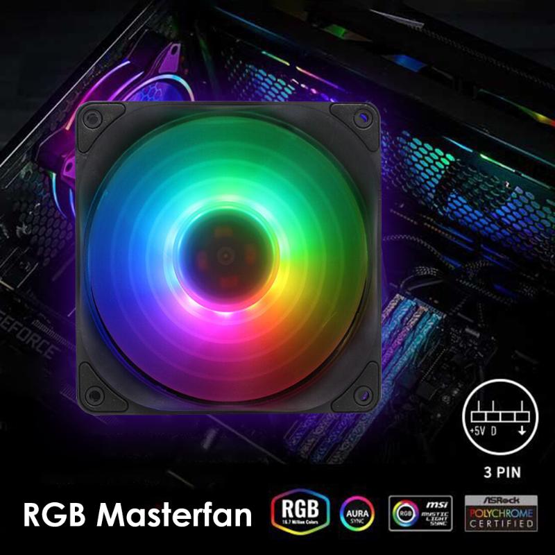 120mm ARGB PWM Fan Silent Addressable RGB Cooling Fan Household Computer Accessories for Desktop Computer Case Safety Parts
120mm ARGB PWM Fan Silent Addressable RGB Cooling Fan Household Computer Accessories for Desktop Computer Case Safety Parts