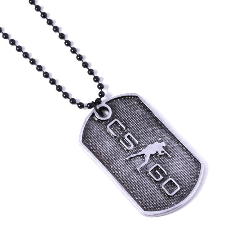 Pendant Necklaces Game CS GO Gun Knife Wing Necklace Beads Chain Collier Homme Men For Jewelry
Pendant Necklaces Game CS GO Gun Knife Wing Necklace Beads Chain Collier Homme Men For Jewelry