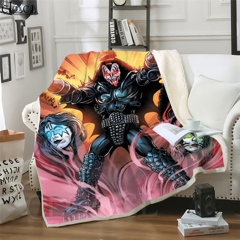 CLOOCL Hot Heavy Metal Kiss Band 3D Print Hip-hop Style Air Conditioning Blanket Teens Bedding Throw Blankets Plush Quilt
CLOOCL Hot Heavy Metal Kiss Band 3D Print Hip-hop Style Air Conditioning Blanket Teens Bedding Throw Blankets Plush Quilt