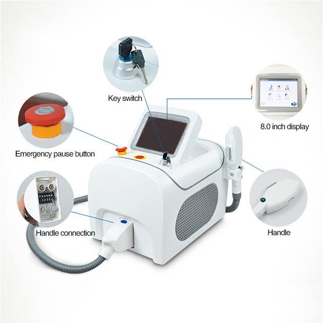 Cooling system opt ipl machine shr for hair removal facial skin rejuvenation hair remove equipment