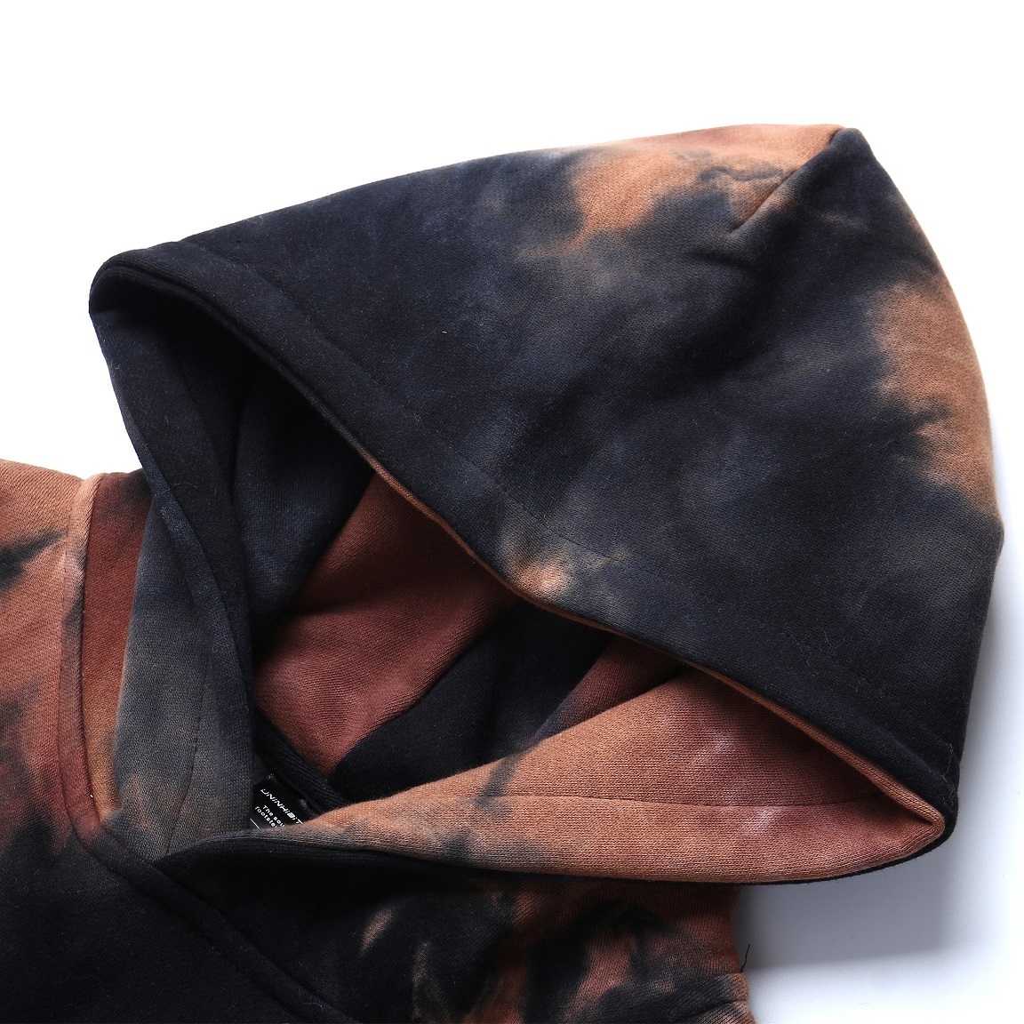 Mens Hip Hop Tie dye Hoodie Sweatshirt Graffiti Streetwear Harajuku Hoodies Pullover Hipster Clothes Autumn Hoodie tops 201020