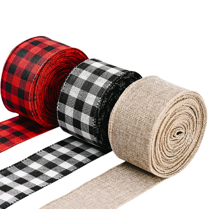 Burlap Christmas Ribbons Black Red Plaid Rope for DIY Gift Wrapping Crafts Decoration Party Decor
Burlap Christmas Ribbons Black Red Plaid Rope for DIY Gift Wrapping Crafts Decoration Party Decor