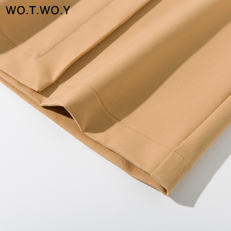 WOTWOY Summer Formal HighWaist Women Skirt Office Lady MidCalf Length Straight Womens Skirt Elegant White Skirt Femme 210311
