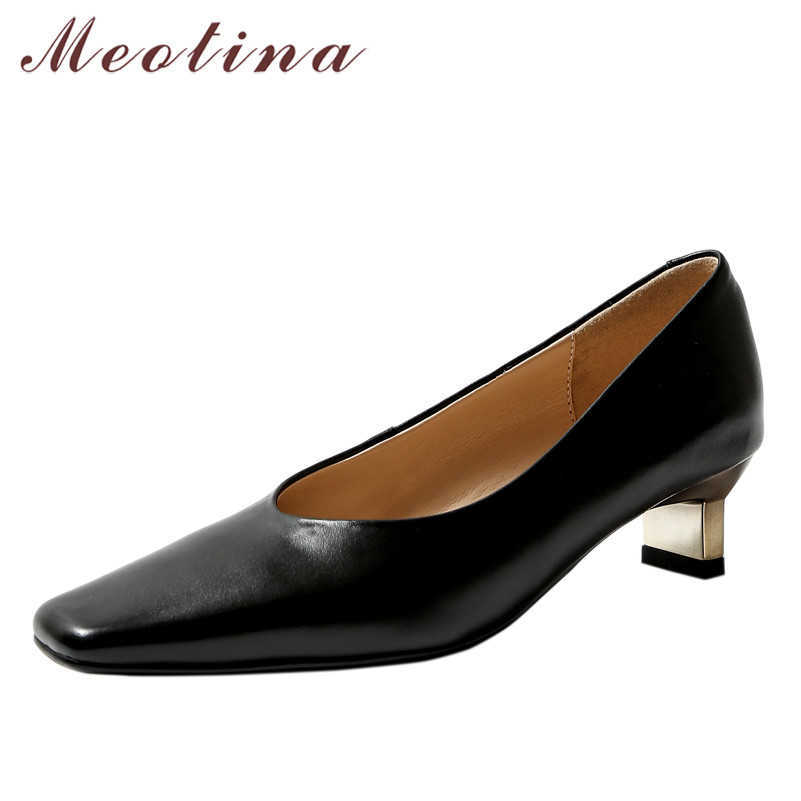 Meotina Square Toe Women Shoes Natural Genuine Leather Med Heels Block Heel Pumps Dress Slip On Female Footwear Spring Black 42 210608, Brown
Meotina Square Toe Women Shoes Natural Genuine Leather Med Heels Block Heel Pumps Dress Slip On Female Footwear Spring Black 42 210608, Brown