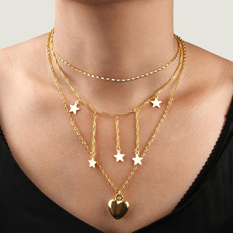 Pendant Necklaces Accessories European And American Fashion Vintage Tassan Necklace Women's Jewelry Multi-layer Peach
Pendant Necklaces Accessories European And American Fashion Vintage Tassan Necklace Women's Jewelry Multi-layer Peach