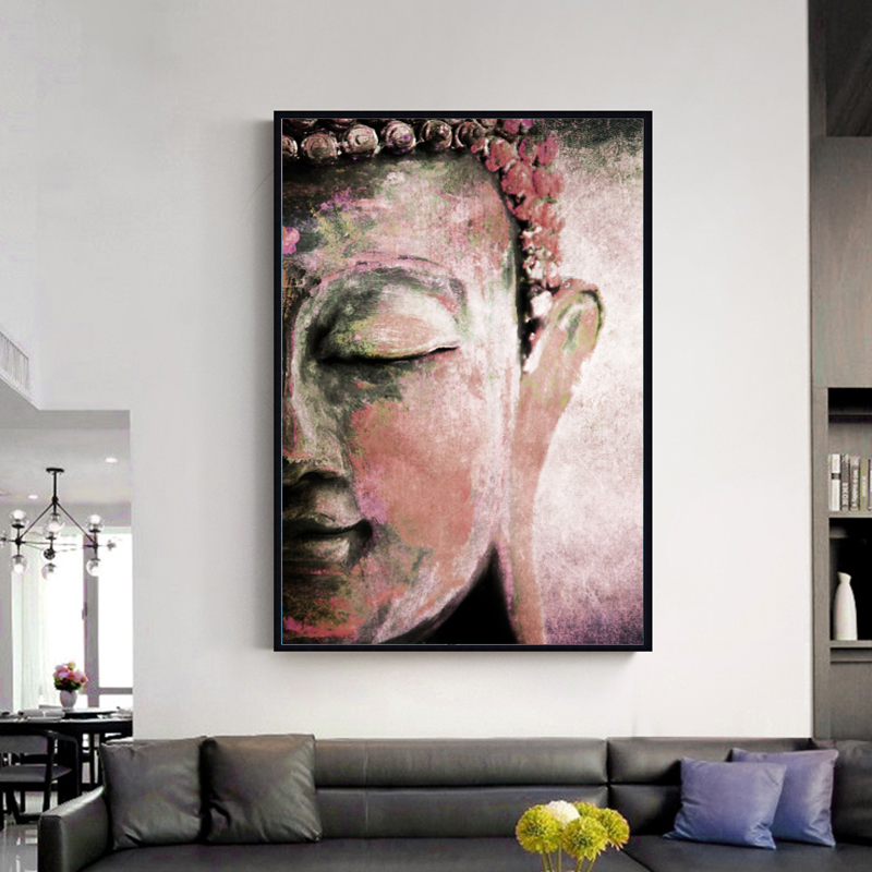 Canvas Paintings Buddha Art Wall Pictures For Living Room Modern Posters Prints Buddha Decorative Pictures Unframed