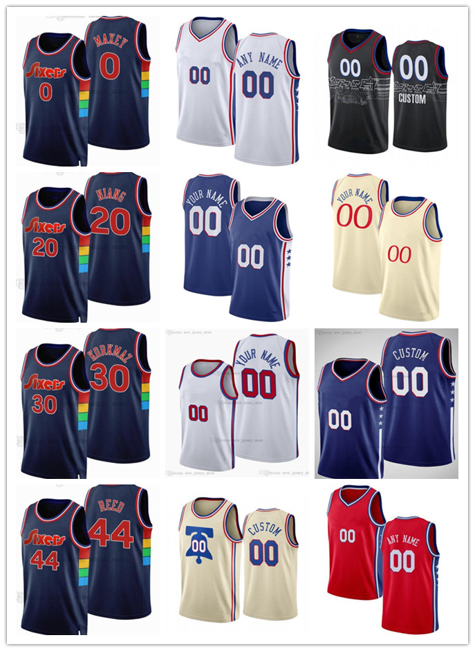 75th Custom Philadelphia's MEN 76ers's Jersey Women Youth 30 FURKAN Korkmaz 0 Tyrese Maxey 20 Georges Niang 44 Paul Reed Basketball Jerseys, Color
75th Custom Philadelphia's MEN 76ers's Jersey Women Youth 30 FURKAN Korkmaz 0 Tyrese Maxey 20 Georges Niang 44 Paul Reed Basketball Jerseys, Color