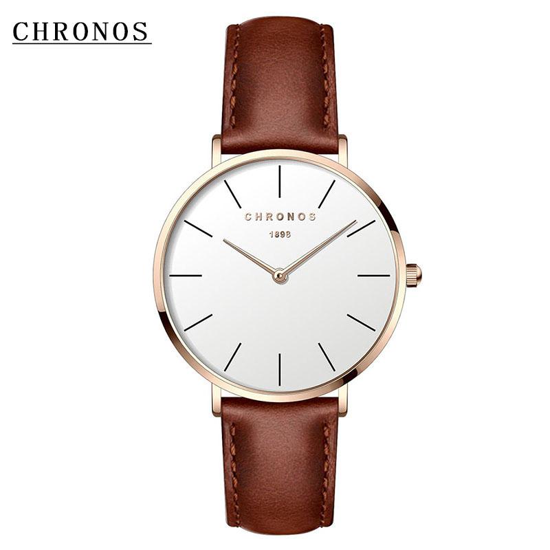Wristwatches Ladies Watches Waterproof Leather Strap Quartz Analog Simple Casual Watch For Women, Brown
Wristwatches Ladies Watches Waterproof Leather Strap Quartz Analog Simple Casual Watch For Women, Brown