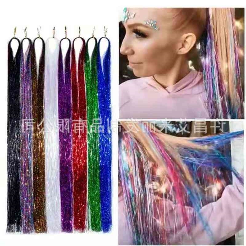 colorful piece Laser wig 120cm 19 color traceless shiny gold and silver wire hairpiece, Green
colorful piece Laser wig 120cm 19 color traceless shiny gold and silver wire hairpiece, Green