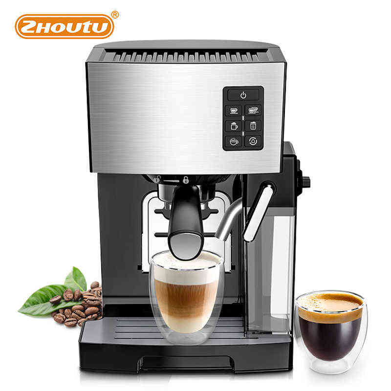 Zhoutu Espresso Coffee Maker Cappuccino Machine 19 Bar Fast Heating System with Powerful Milk Tank,One-Touch Brewing Espresso H1126
Zhoutu Espresso Coffee Maker Cappuccino Machine 19 Bar Fast Heating System with Powerful Milk Tank,One-Touch Brewing Espresso H1126