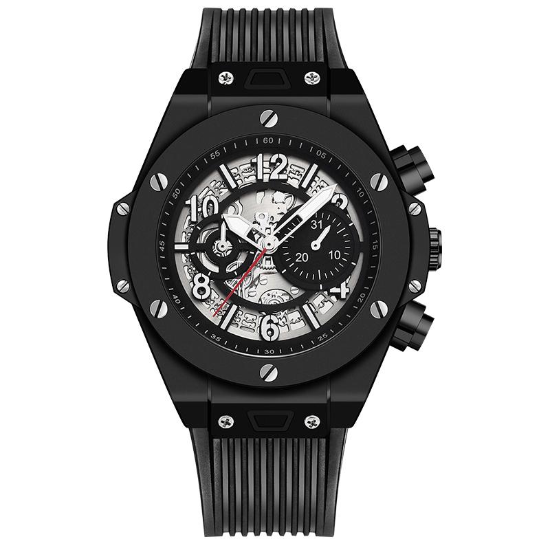 Wristwatches KIMSDUN Automatic Mechanical Watch Men Personality Silicone Strap Fashion Military Men's Business Trend 2021, K-523a-9
Wristwatches KIMSDUN Automatic Mechanical Watch Men Personality Silicone Strap Fashion Military Men's Business Trend 2021, K-523a-9