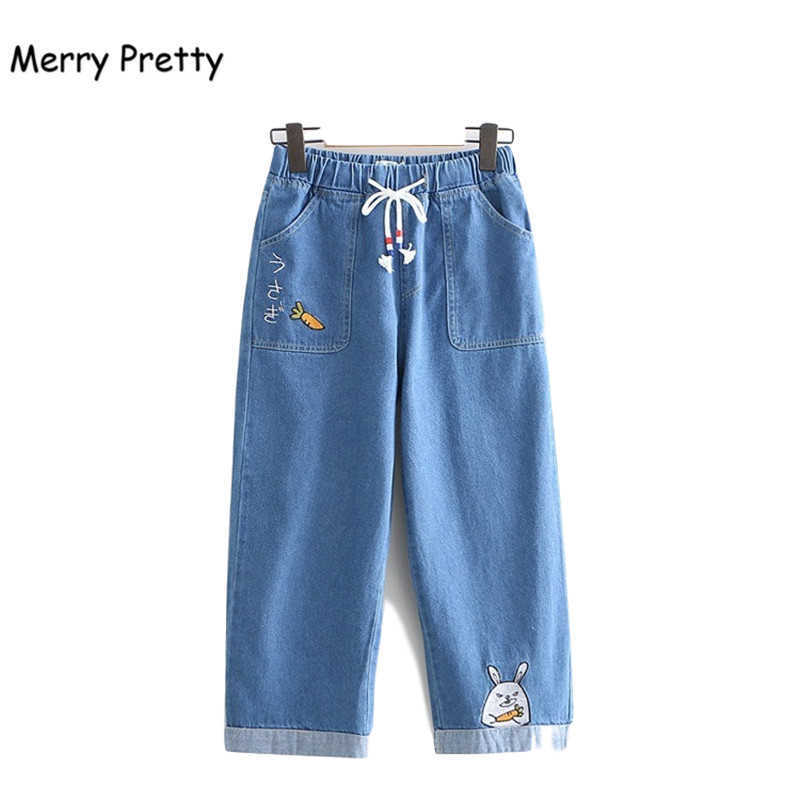Merry Pretty Ripped Jeans women rabbit carrot embroidery funny loose denim pants female elastic waist baggy autumn trouses 210526, Dark blue
Merry Pretty Ripped Jeans women rabbit carrot embroidery funny loose denim pants female elastic waist baggy autumn trouses 210526, Dark blue