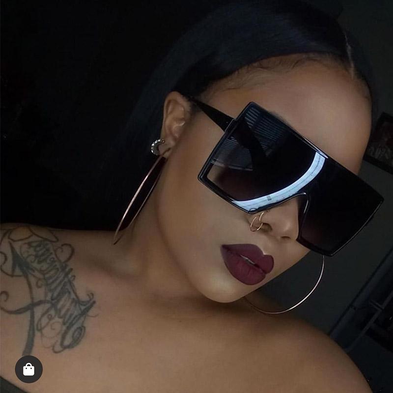 Sunglasses Oversized One Piece Retro Fashion Women Black Shades Men Vintage Flat Top Gradient Sun Glasses Female Trend
Sunglasses Oversized One Piece Retro Fashion Women Black Shades Men Vintage Flat Top Gradient Sun Glasses Female Trend