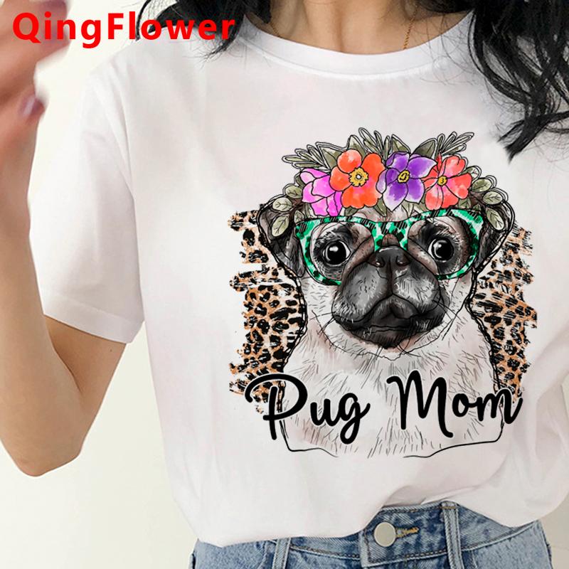 Women's T-Shirt Kawaii Pug Tshirt Female Tumblr Streetwear Casual Plus Size Aesthetic Clothes, 452kkk
Women's T-Shirt Kawaii Pug Tshirt Female Tumblr Streetwear Casual Plus Size Aesthetic Clothes, 452kkk