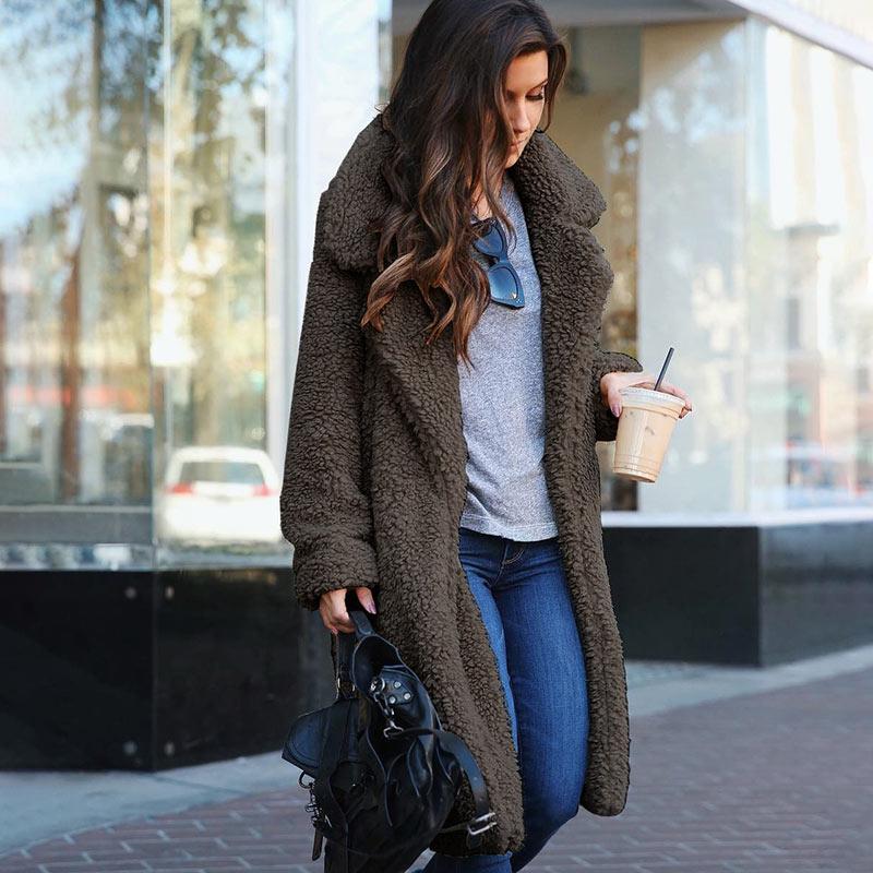 Women' Jackets Casual Female Coats Fleece Parkas Woman Outerwears Warm Soft Cardigan Fur Jacket Clothes 2021 Solid Color Collar, Black
Women' Jackets Casual Female Coats Fleece Parkas Woman Outerwears Warm Soft Cardigan Fur Jacket Clothes 2021 Solid Color Collar, Black