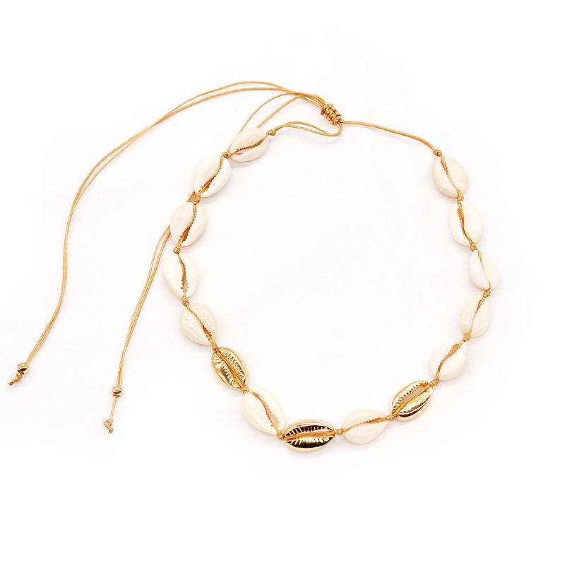 Pendant Necklaces Creative Natural Shell Beach Handmade Clavicle Chain Choker Necklace Women Fashion Rope Bohemian Jewelry
Pendant Necklaces Creative Natural Shell Beach Handmade Clavicle Chain Choker Necklace Women Fashion Rope Bohemian Jewelry