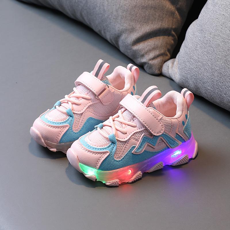 First Walkers Size 16-25 Toddler Baby Hook Loop Led Light Shoes Luminous Sneakers For Girls Glowing Casual Non-slip Children
First Walkers Size 16-25 Toddler Baby Hook Loop Led Light Shoes Luminous Sneakers For Girls Glowing Casual Non-slip Children