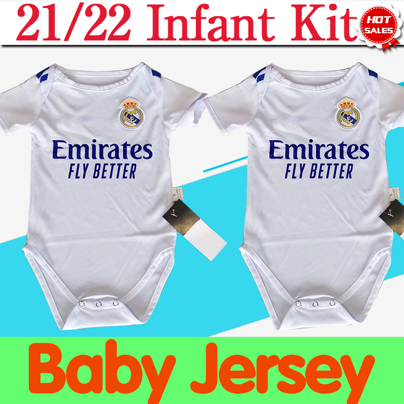 Infant Kit Real Madrid Soccer Jersey Home White 2021 2022 #9 BENZEMA #10 MODRIC #8 KROOS Soccer Shirt Baby Football Kit #4 ALABA #11 ASENSIO #20 VINI JR. Uniforms, No name no number
Infant Kit Real Madrid Soccer Jersey Home White 2021 2022 #9 BENZEMA #10 MODRIC #8 KROOS Soccer Shirt Baby Football Kit #4 ALABA #11 ASENSIO #20 VINI JR. Uniforms, No name no number