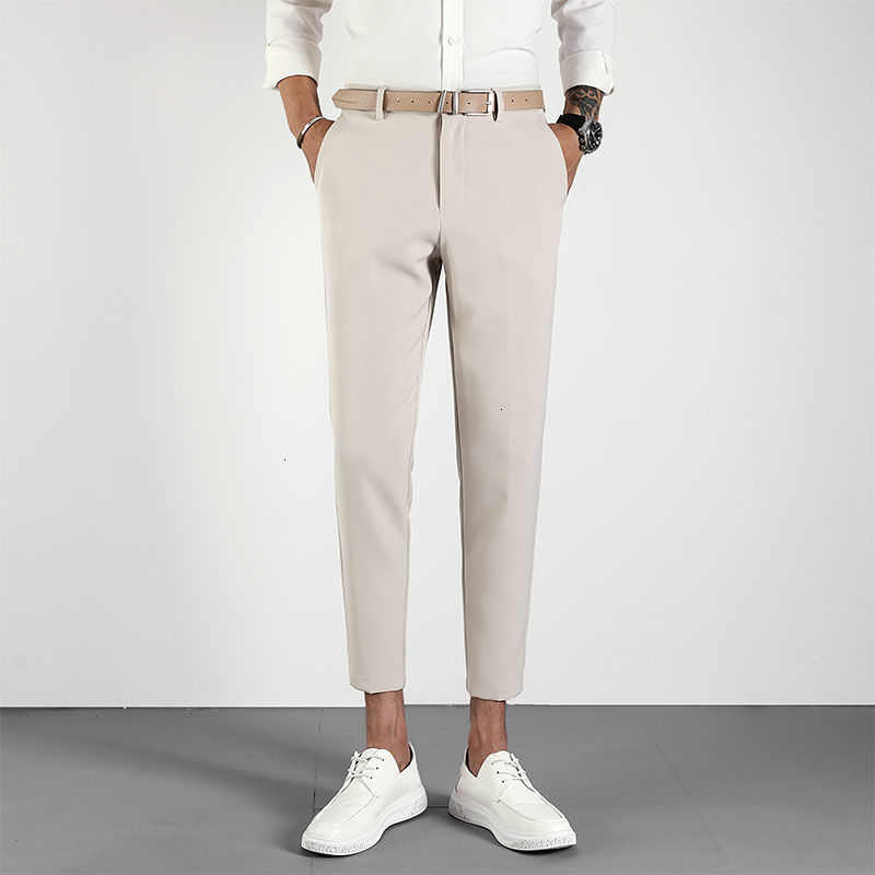 2021 New Solid Color Suit Men's Slim Fashion Business Society Mens Summer Straight Pants Men Trousers -36 Yvqq, Khaki
2021 New Solid Color Suit Men's Slim Fashion Business Society Mens Summer Straight Pants Men Trousers -36 Yvqq, Khaki