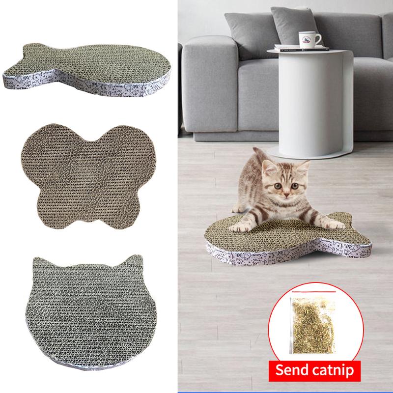 Cat Toys Pet Scratch Pad Corrugated Scratching Posts Kitten Paper Cats Grinding Nail Scraper 2021 Toy