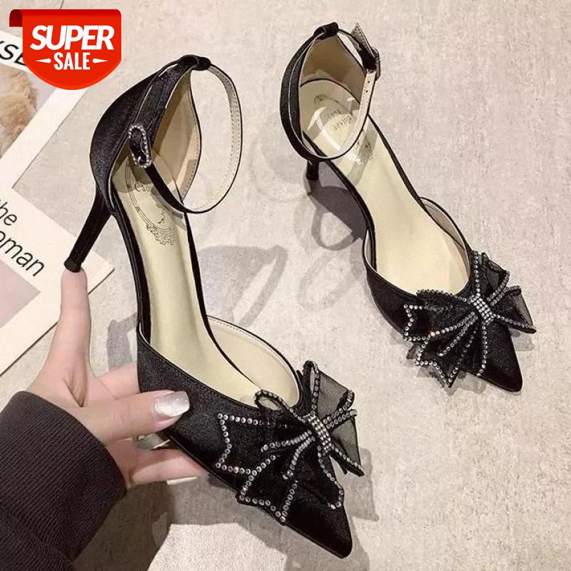 Sexy Lady Mesh Bow Rhinestone High Heel Pointed Toe Crystal Woman Buckle Strap Zapatos De Mujer Plataforma Pumps #Gd1X
Sexy Lady Mesh Bow Rhinestone High Heel Pointed Toe Crystal Woman Buckle Strap Zapatos De Mujer Plataforma Pumps #Gd1X