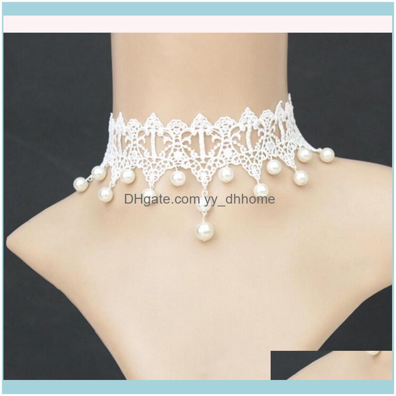 & Pendants Jewelryfashion Elegant Vintage Imitation Pearl White Lace Chokers Necklaces Bridal Jewelry For Women Wedding Colar Feminino Drop
& Pendants Jewelryfashion Elegant Vintage Imitation Pearl White Lace Chokers Necklaces Bridal Jewelry For Women Wedding Colar Feminino Drop