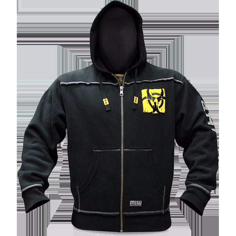 Mutant Winter Fitness Men Gyms Hoodies Sweatshirt Bodybuilding Hoody Zipper Casual Sweatshirt Men's Slim Fit Hooded Jacket 201103