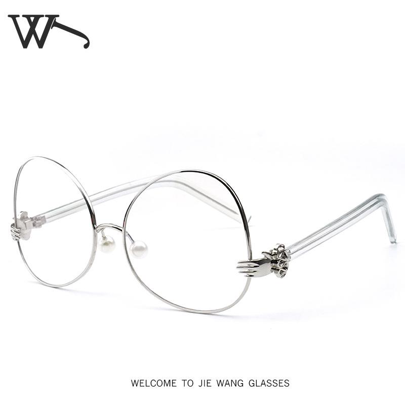 Fashion Sunglasses Frames Light- Literary Round Frame Study Plain Glass Clear Transparent Pearl Optical Glasses Eyewear Eyeglasses
Fashion Sunglasses Frames Light- Literary Round Frame Study Plain Glass Clear Transparent Pearl Optical Glasses Eyewear Eyeglasses
