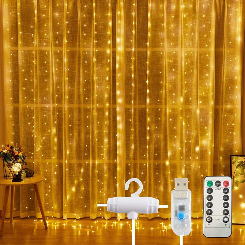 Strings Christmas Garland LED Fairy Lights Curtain String Remote Control Home Decor Year 2021 Decorations For
Strings Christmas Garland LED Fairy Lights Curtain String Remote Control Home Decor Year 2021 Decorations For