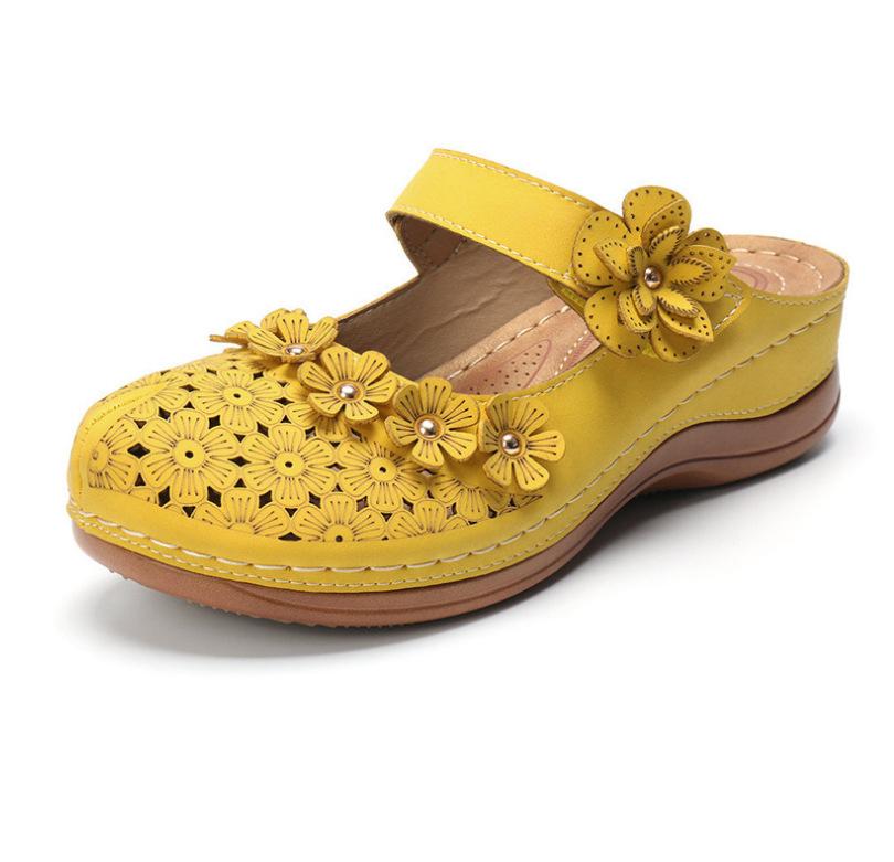 Slippers 2021 Summer Casual Comfortable Large Size Retro Flat Shoes Round Head Flower Wedges Women Sandals, White
Slippers 2021 Summer Casual Comfortable Large Size Retro Flat Shoes Round Head Flower Wedges Women Sandals, White