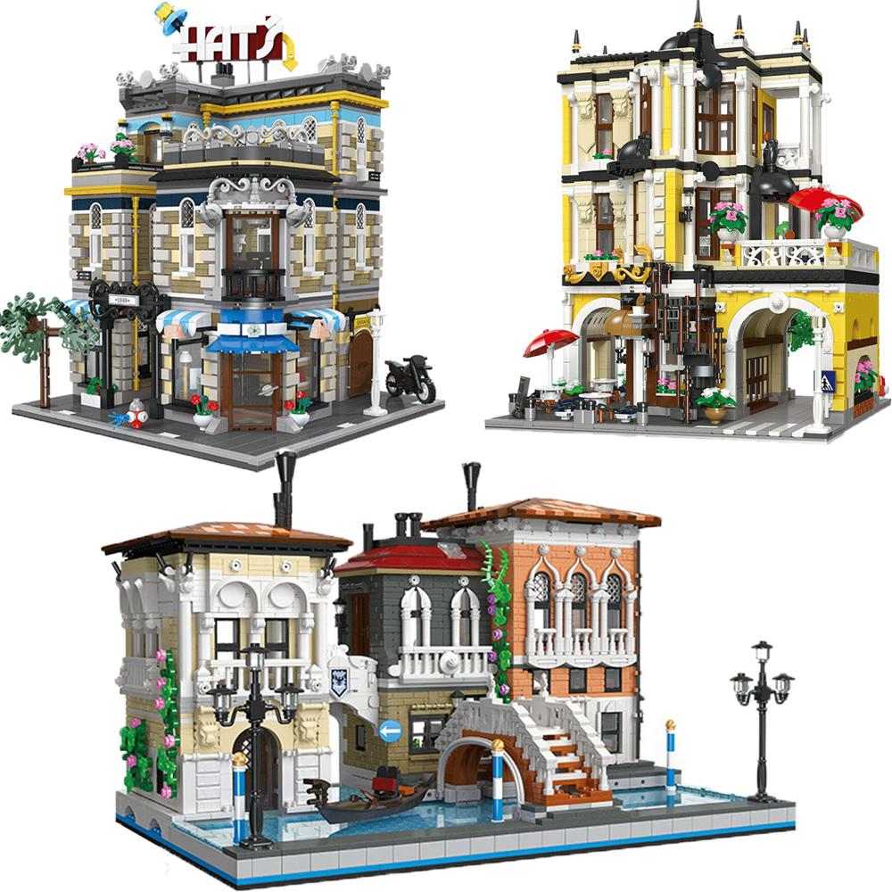 89121 3140PCS MOC Hat Shop The Little Venice Tea House Model Bricks DIY City Street View Creator Series Building Blocks Toys Gifts
89121 3140PCS MOC Hat Shop The Little Venice Tea House Model Bricks DIY City Street View Creator Series Building Blocks Toys Gifts