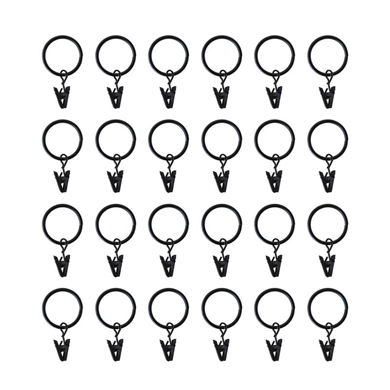 24pcs Hanging Rustproof Curtain Ring Heavy Duty Vintage With Clip Window Black Drapery Easy Install Home Decor Round Accessories Bath Access
24pcs Hanging Rustproof Curtain Ring Heavy Duty Vintage With Clip Window Black Drapery Easy Install Home Decor Round Accessories Bath Access