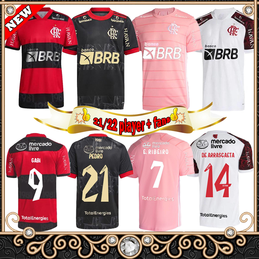 Fans + Player Version 2021 2022 Flamengo Soccer Jerseys GABRIEL BARBOSA RIBEIRO Outubro Rosa Blue Pride 21 22 Football Shirt Black Excellenc, Black;yellow
Fans + Player Version 2021 2022 Flamengo Soccer Jerseys GABRIEL BARBOSA RIBEIRO Outubro Rosa Blue Pride 21 22 Football Shirt Black Excellenc, Black;yellow