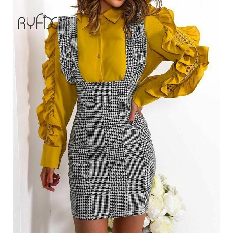 Casual Dresses Fashion Women Dress Check Dog Tooth Frill Ruffle Pinafore High Waist Bodycon Party Mini Holiday Slim Y2006, Black
Casual Dresses Fashion Women Dress Check Dog Tooth Frill Ruffle Pinafore High Waist Bodycon Party Mini Holiday Slim Y2006, Black