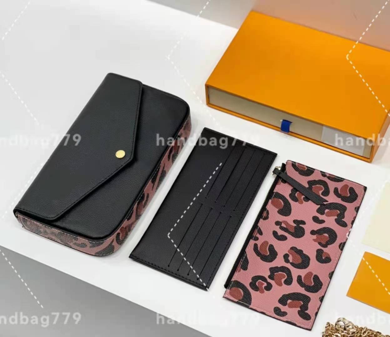 Designer women shoulder bag wallet Pochette three piece design Leopar print printing Purse ladies Leather crossbody Multipurpose messenger handbags
Designer women shoulder bag wallet Pochette three piece design Leopar print printing Purse ladies Leather crossbody Multipurpose messenger handbags