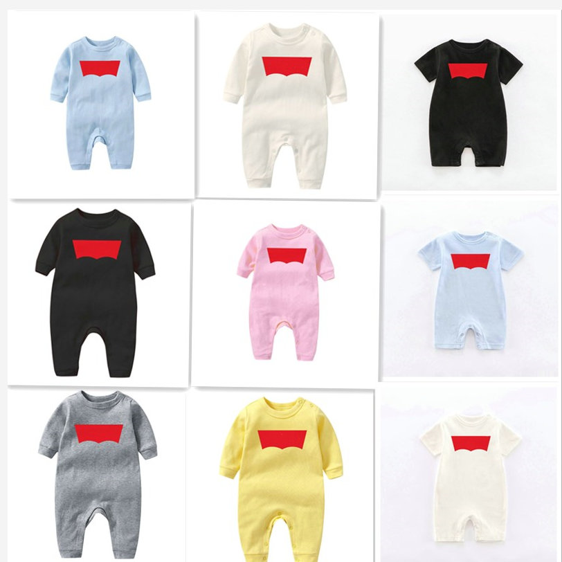 INS In stock Newborn Baby Rompers LOGO letter Onesies Infant Jumpsuits 100% Cotton Kids Boys Clothes Girls, Customize
INS In stock Newborn Baby Rompers LOGO letter Onesies Infant Jumpsuits 100% Cotton Kids Boys Clothes Girls, Customize