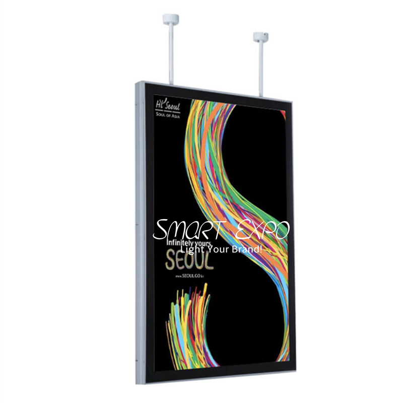 50*70cm Indoor Double Sided Led Menu Light Box for Advertising Display Featuring 42mm Thickness Aluminum Frame with Wooden Case Packing