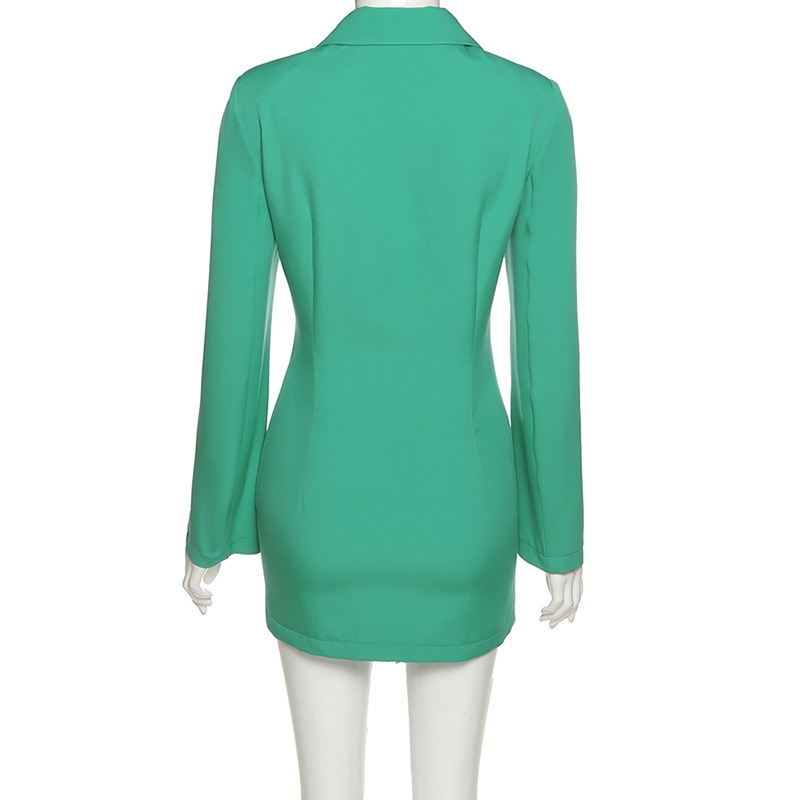 GetSpring Women Blazer Cross Bandage Long Sleeve Ladies Coat Temperament Women's Slim Suit Jacket Sexy 210524