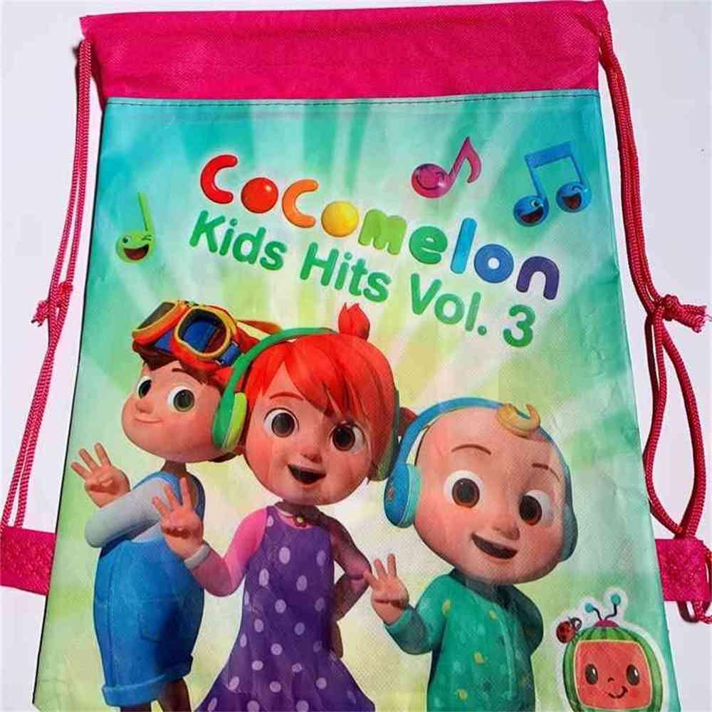 Cocomelon JJ Little Boy School Bags Backpacks Large Capacity Travel Storage Bag With Drawstring For Student Fashion Outdoor
Cocomelon JJ Little Boy School Bags Backpacks Large Capacity Travel Storage Bag With Drawstring For Student Fashion Outdoor