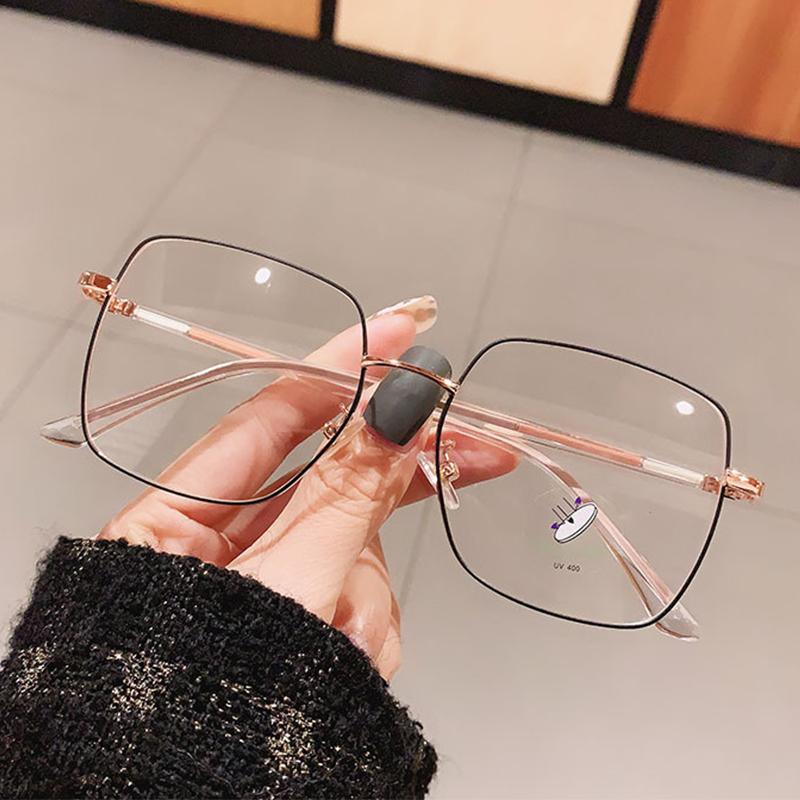 Fashion Sunglasses Frames Thin Anti Blue Rays Computer Glasses Women Luxury Big Square Female Eyeglasses Frame Light Blocking Eyewear Access
Fashion Sunglasses Frames Thin Anti Blue Rays Computer Glasses Women Luxury Big Square Female Eyeglasses Frame Light Blocking Eyewear Access
